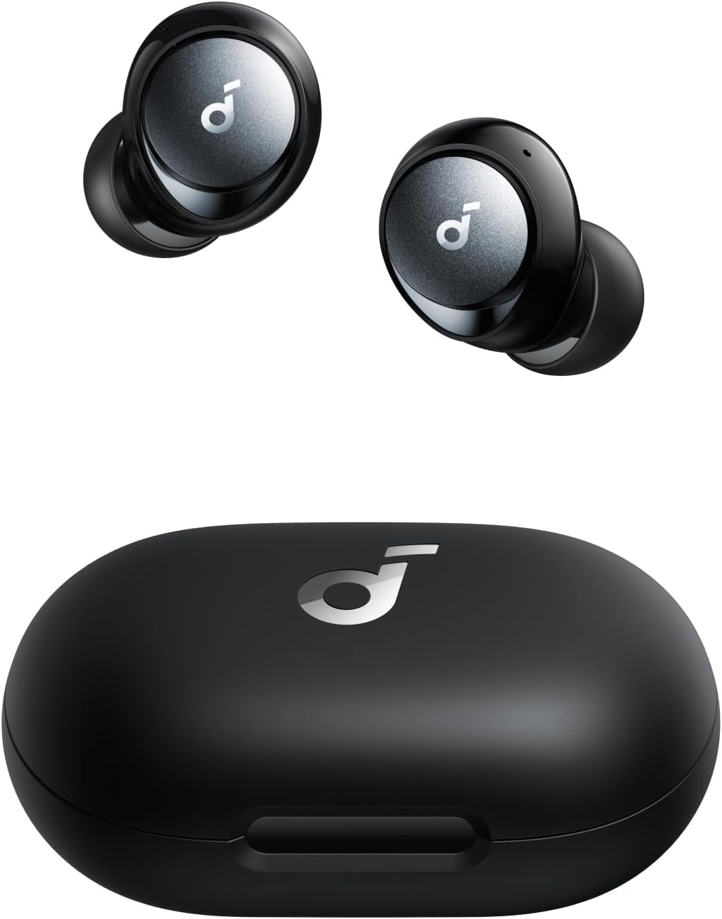 by  Space A40 Adaptive Active Noise Cancelling Wireless Earbuds, Reduce Noise by up to 98%, Ultra Long 50H Playtime, 10H Single Playtime, Hi-Res Sound, Comfortable Fit, Wireless Charge
